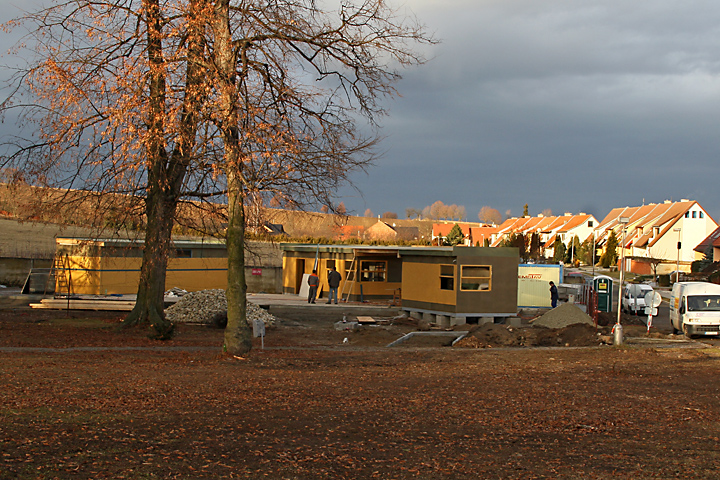 Výstavba turistického centra za lázněmi - 2011